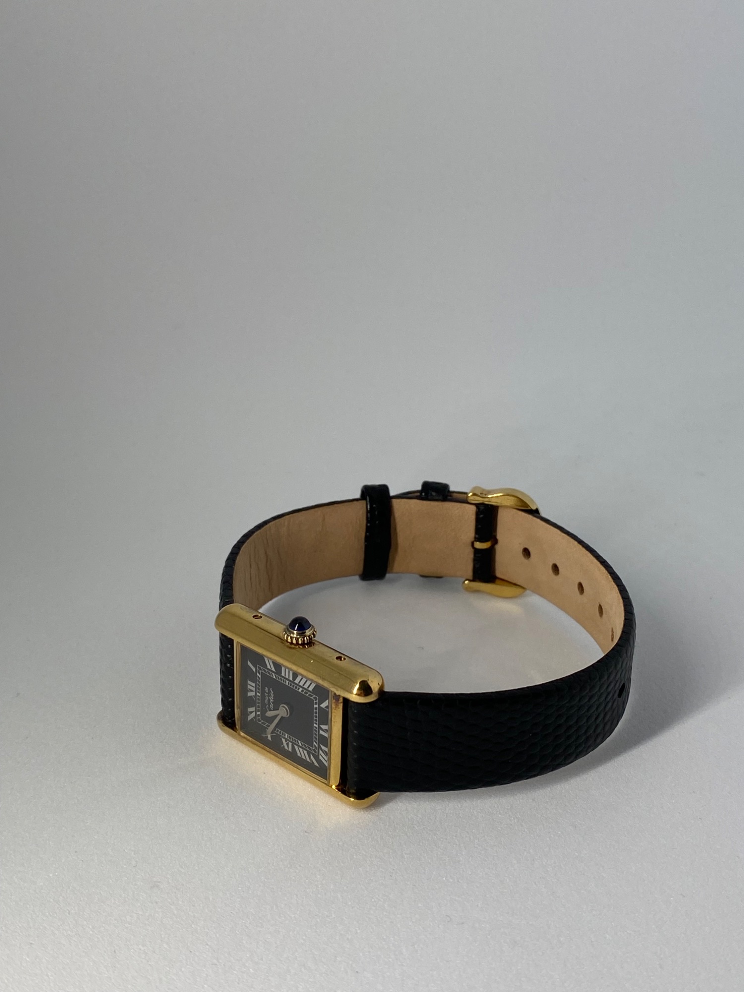 Cartier Must De Tank Wristwatch 18ct Gold Plated Silver Case Manual Winding  view 18