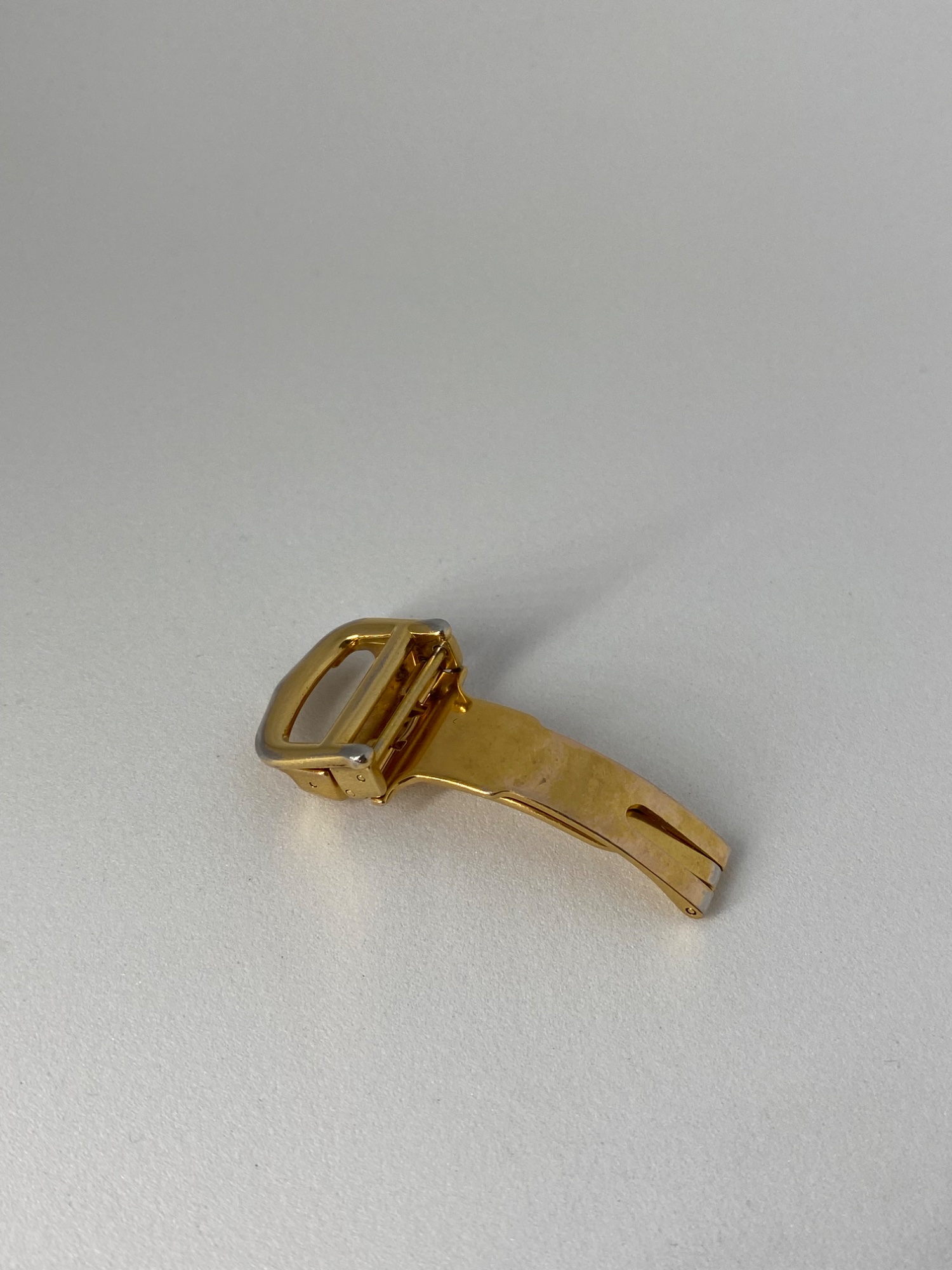 Cartier Stainless Steel 18ct Gold Plated Butterfly Deployment Clasp  view 6