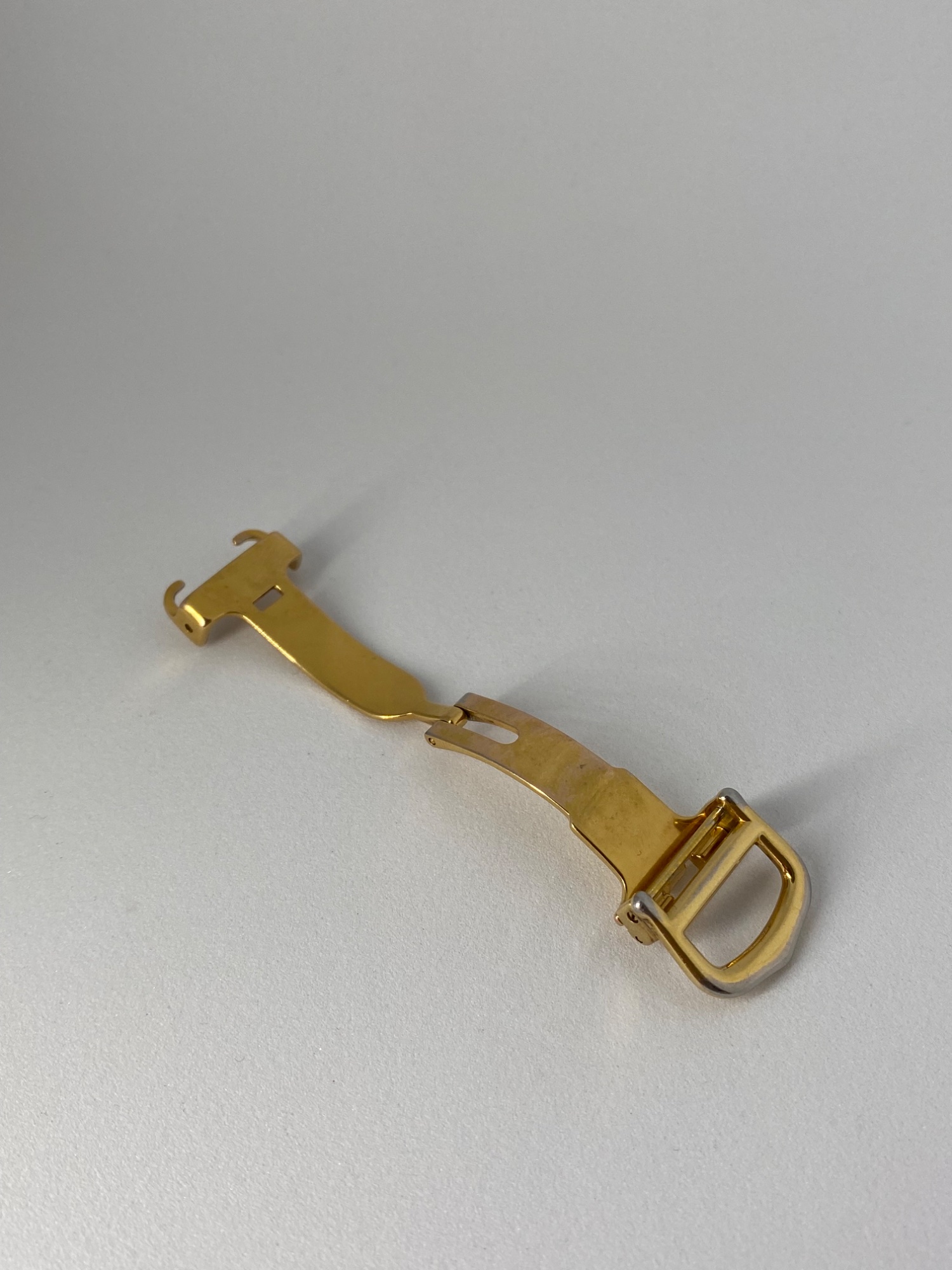 Cartier Stainless Steel 18ct Gold Plated Butterfly Deployment Clasp  view 5