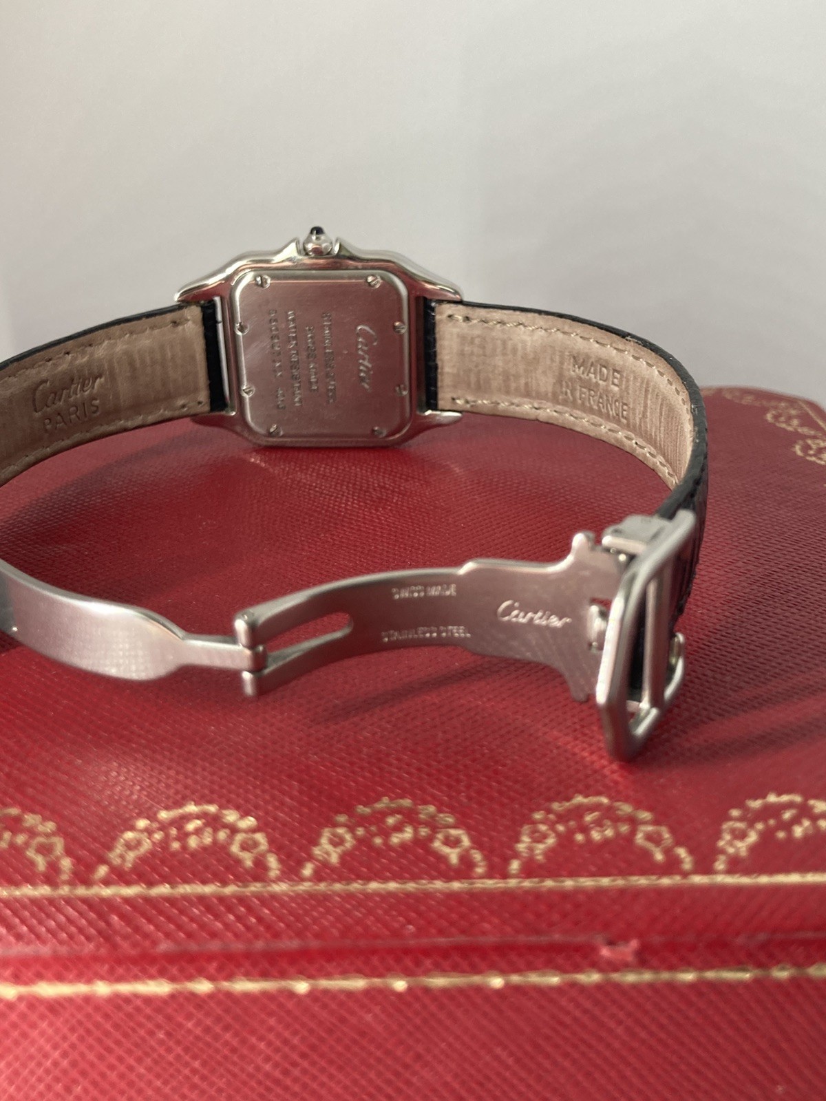 Cartier Panther Stainless Steel Roman Numeral Dial Ladies Watch view 3