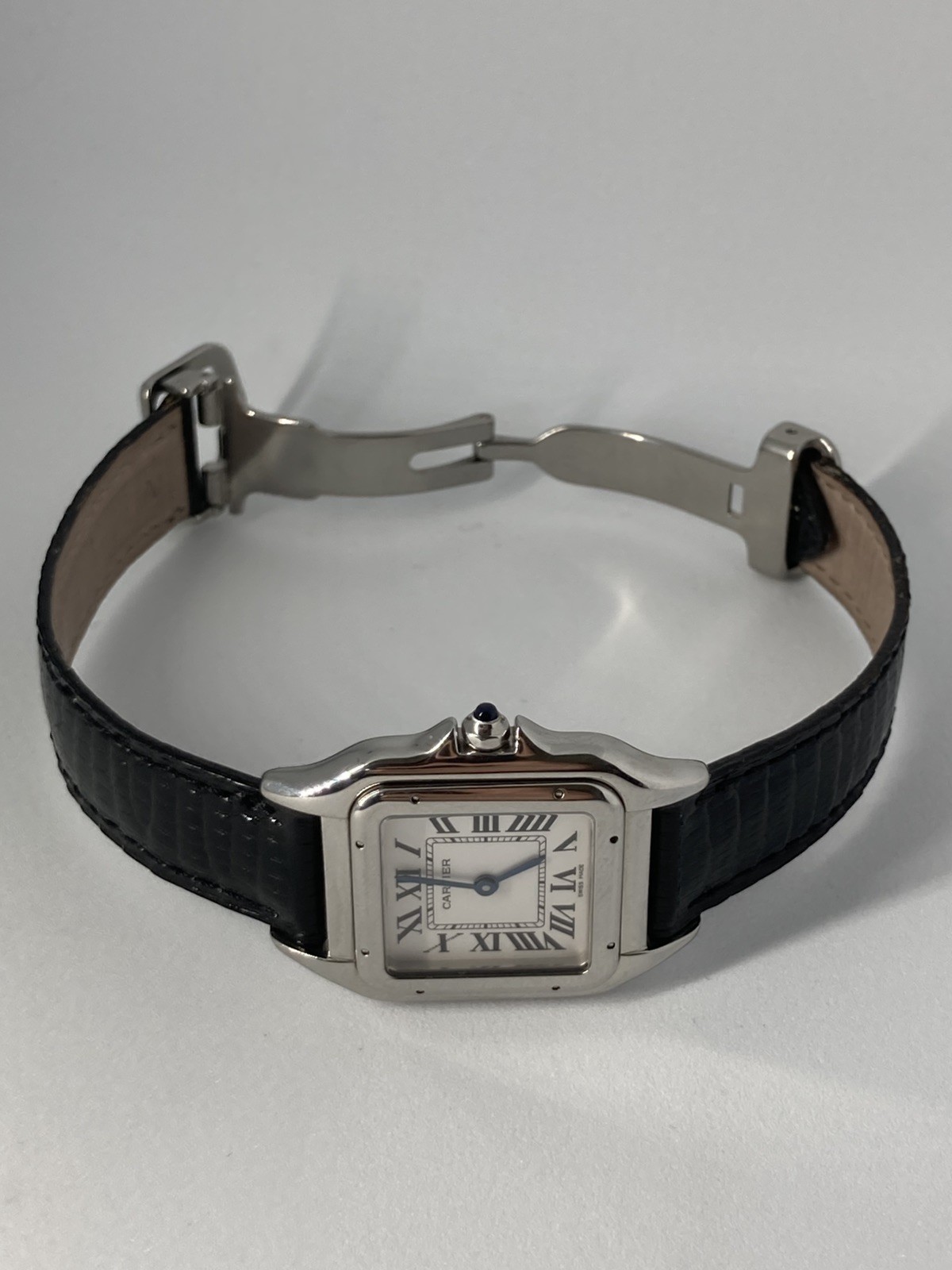 Cartier Panther Stainless Steel Roman Numeral Dial Ladies Watch view 6
